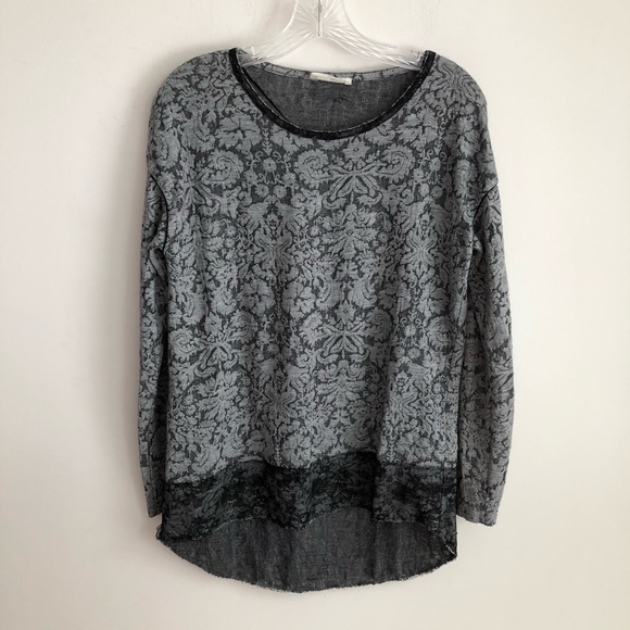 Zara Tops - Zara lace knit tee